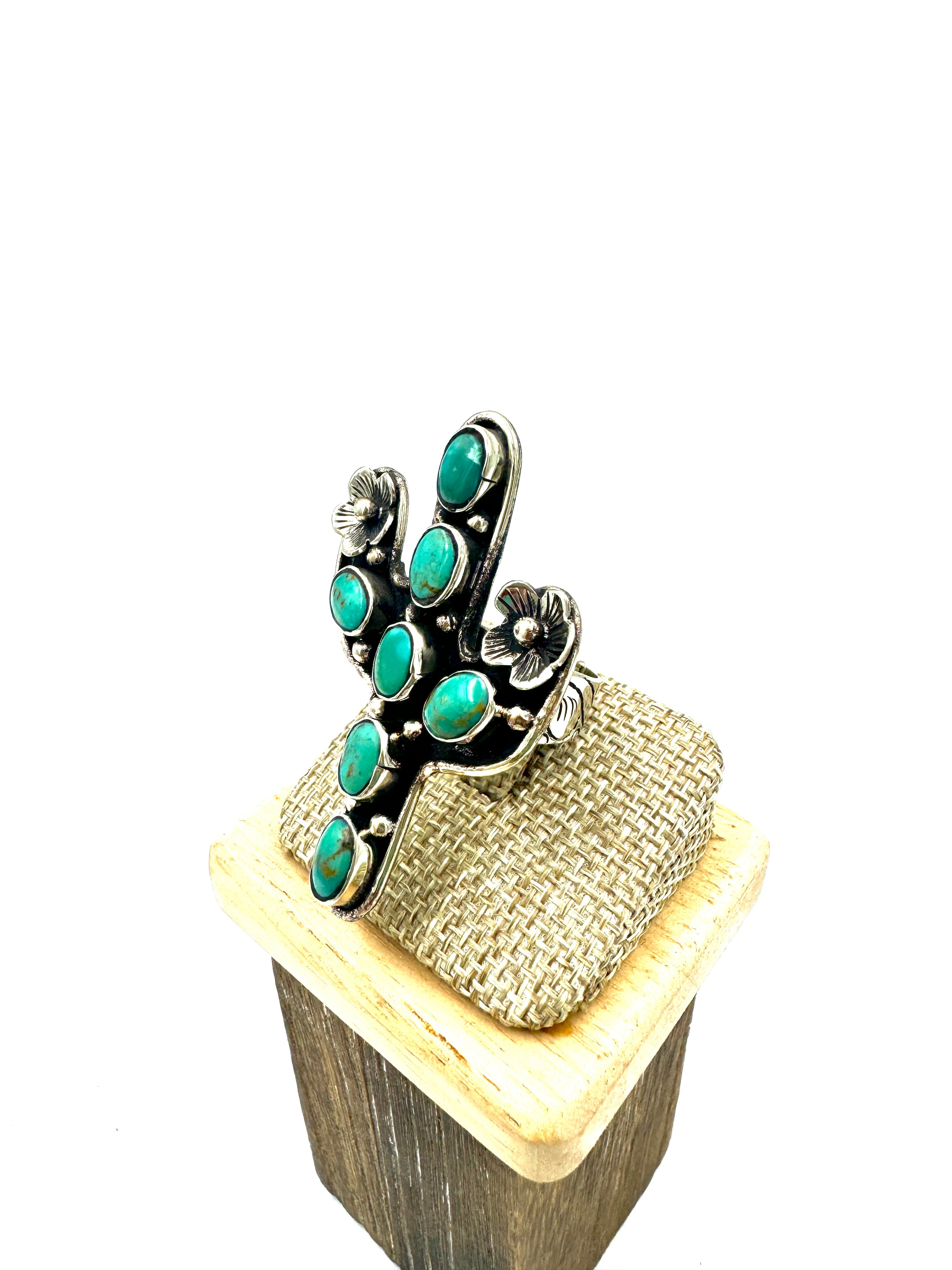 Cactus Turquoise Ring