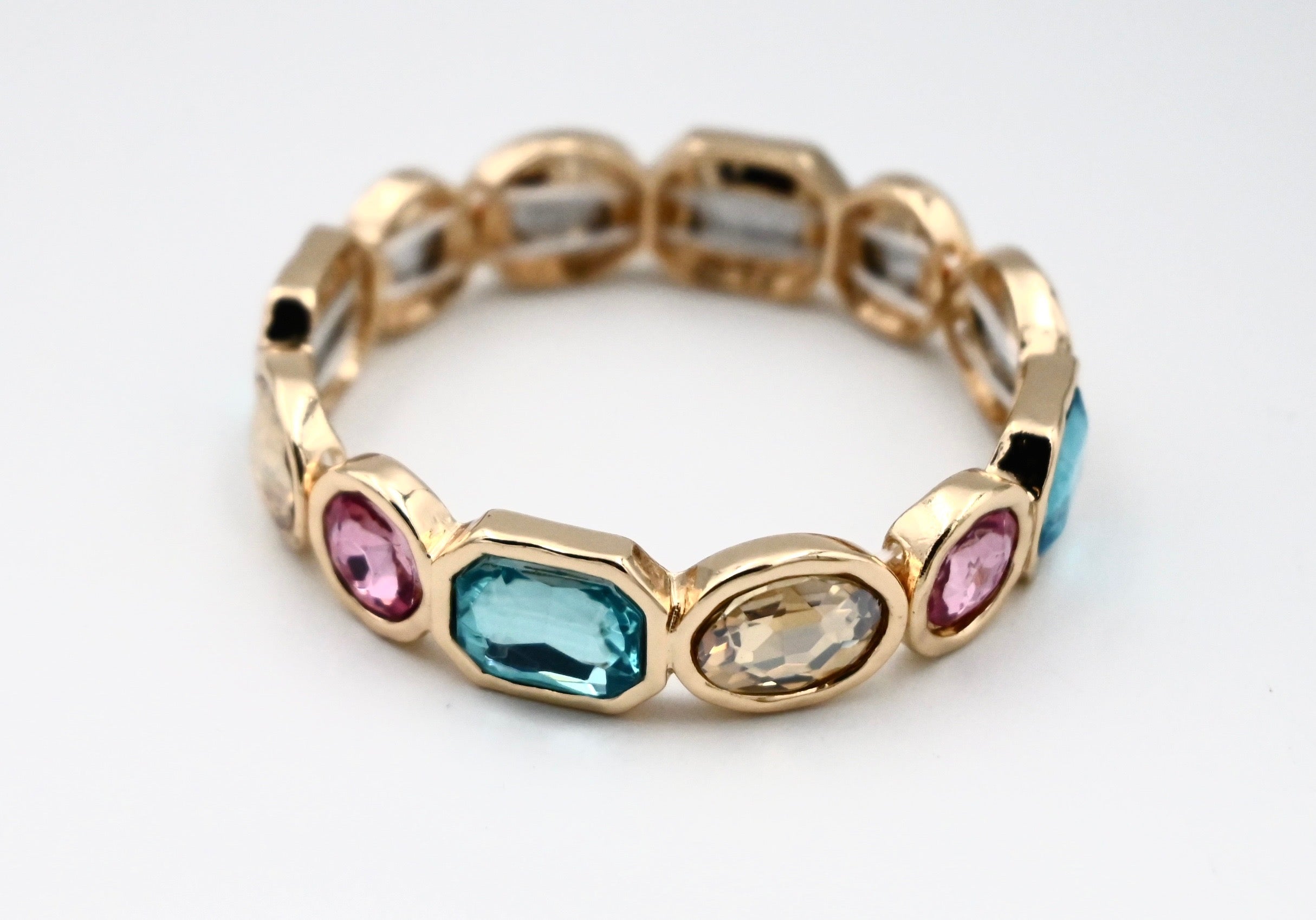 Flush Set Crystal Bangles