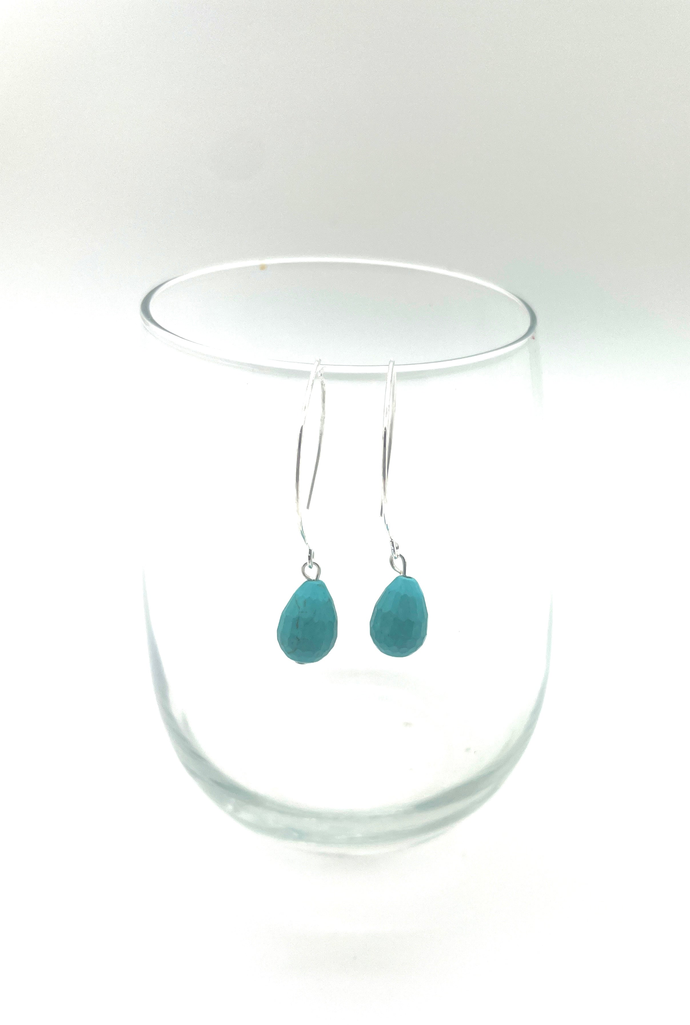 Turquoise Teardrop Earrings