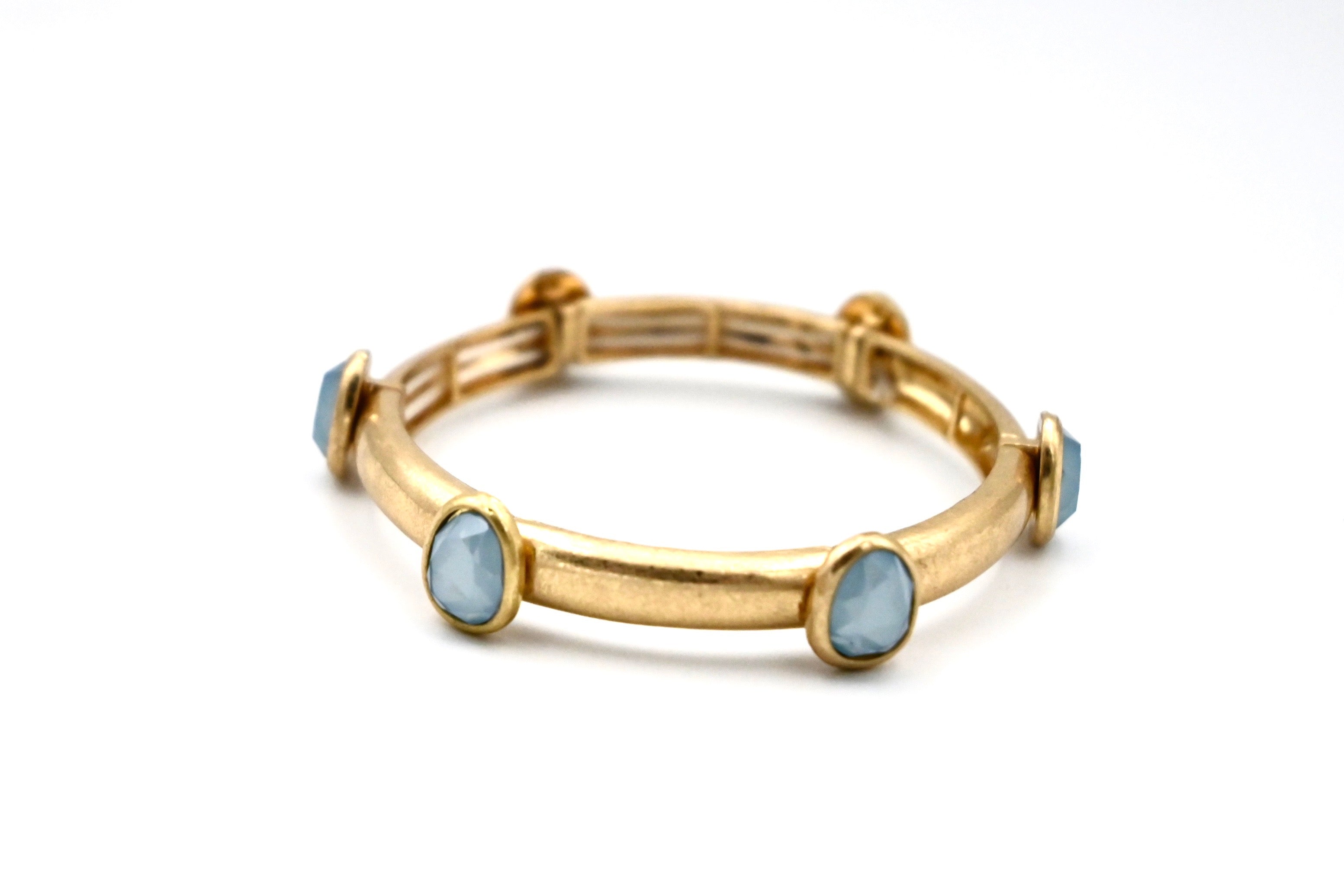 Thin Gem Bangles