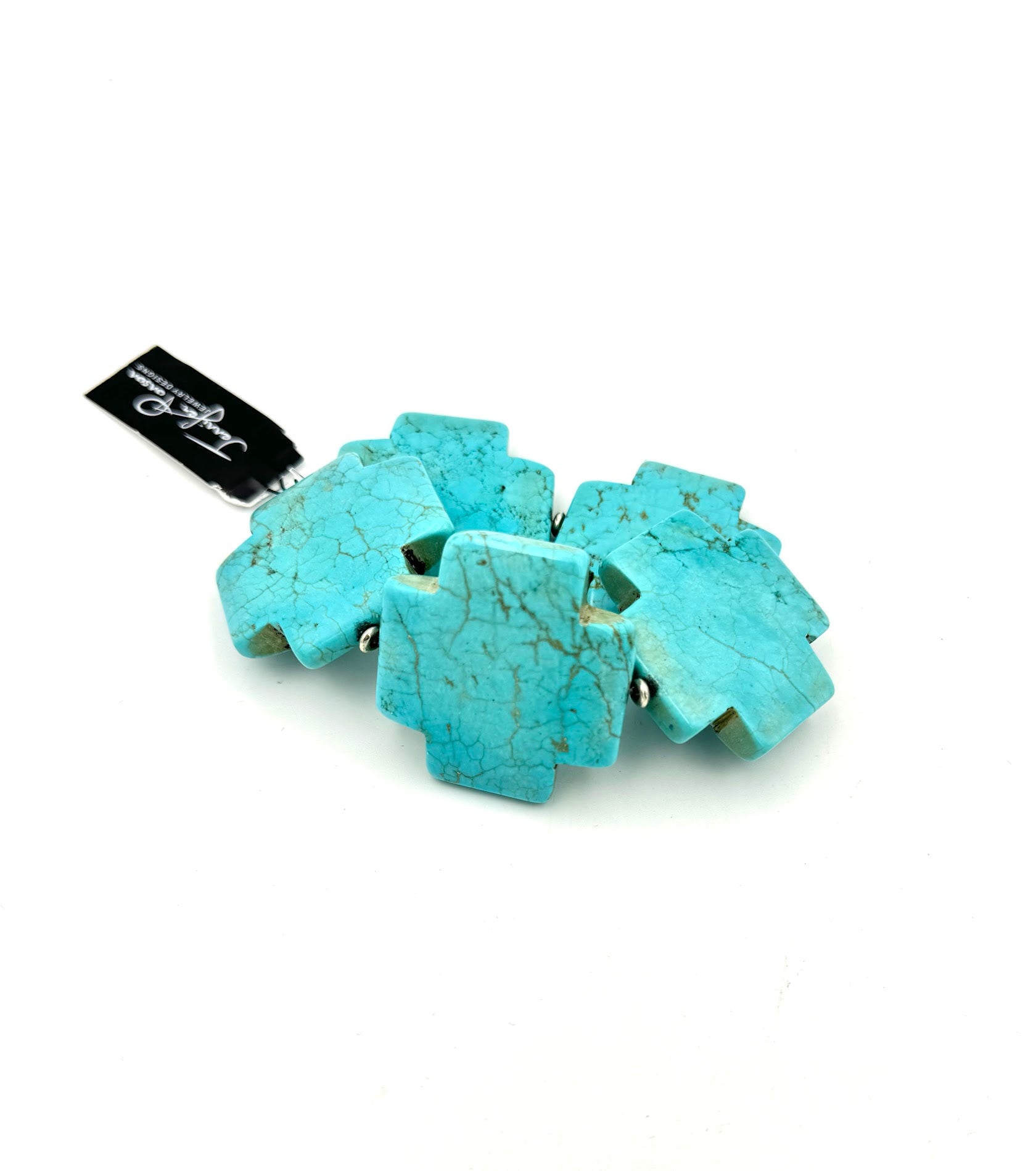 Turquoise Cross Bracelet
