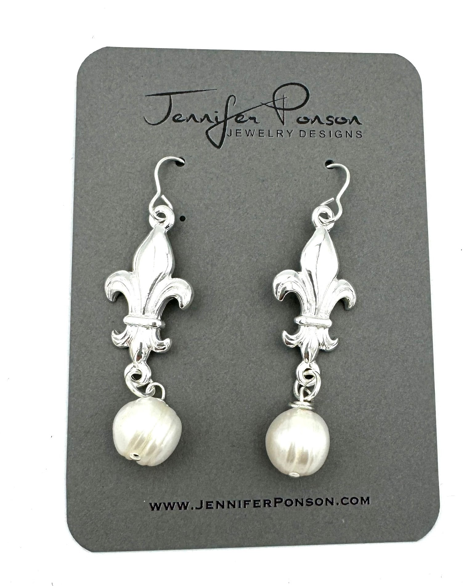 Fleur Di Lis Earrings