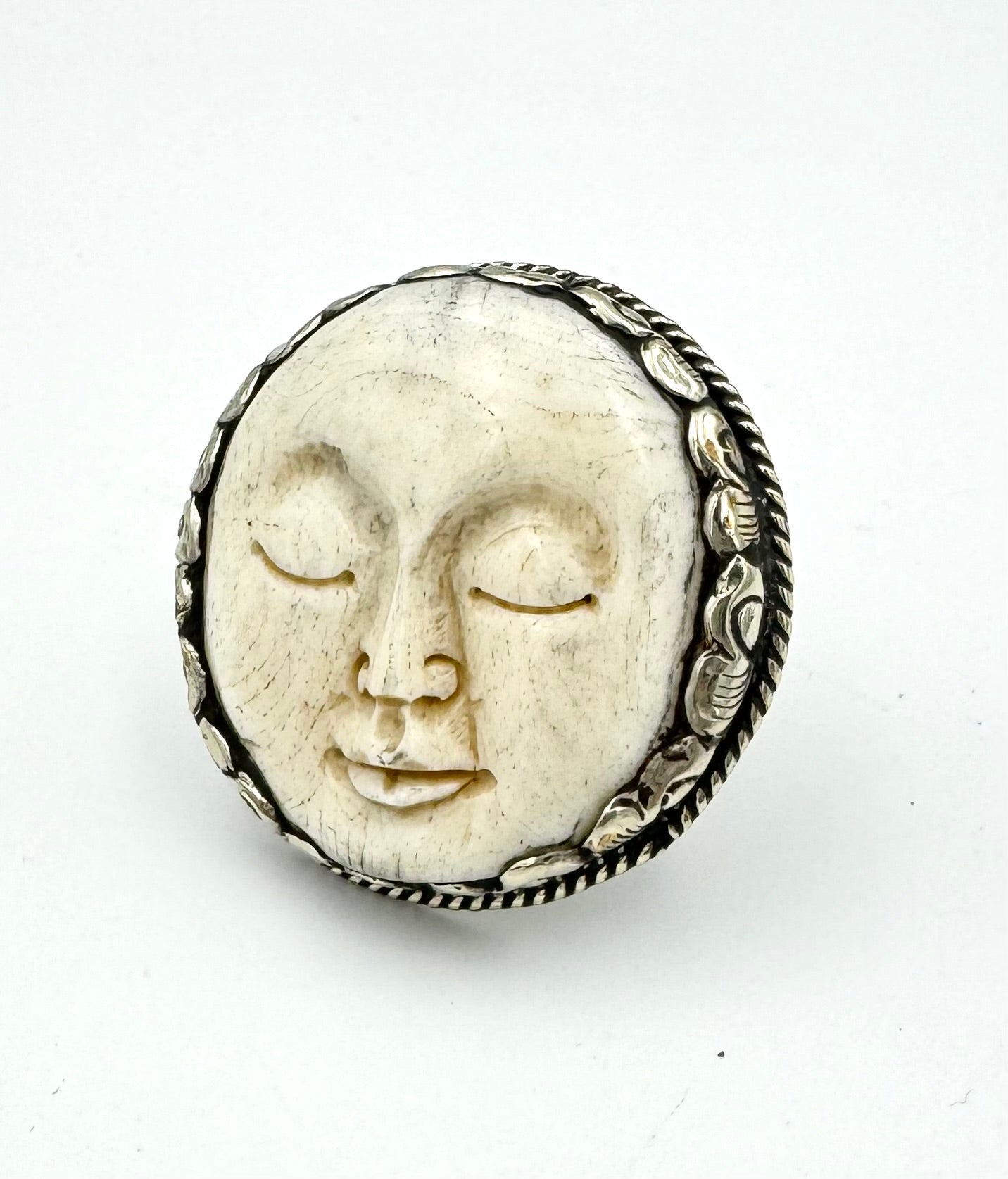 Bone Moon Ring