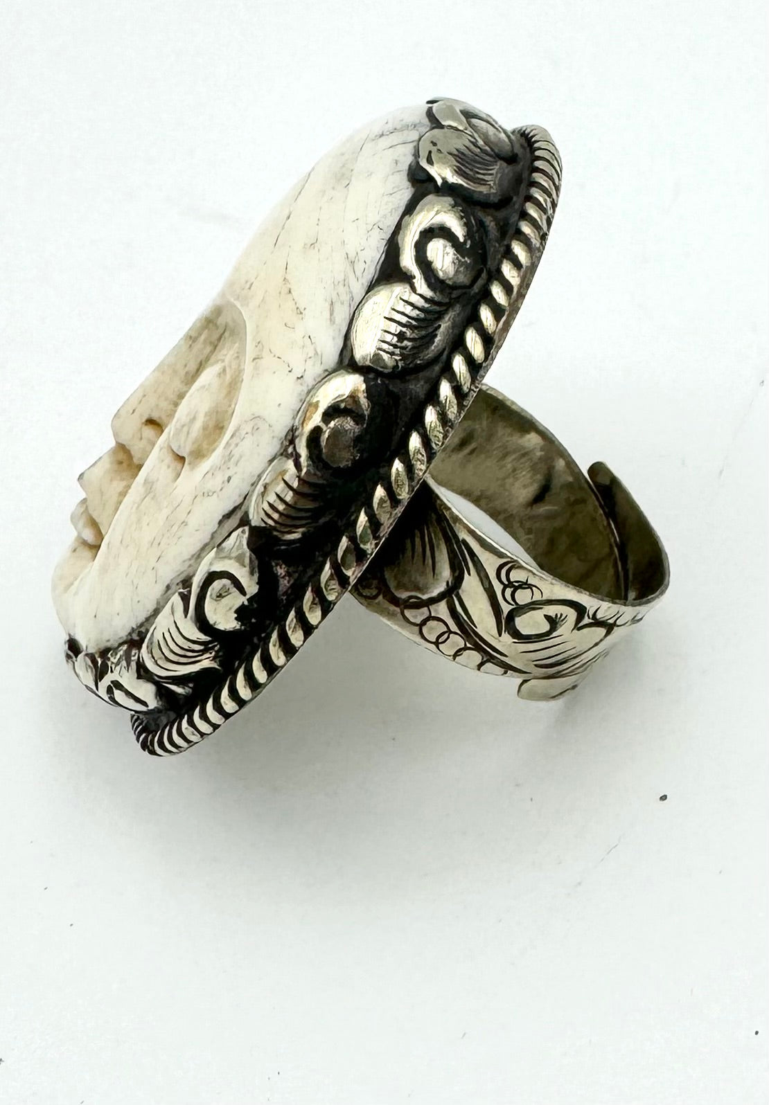 Bone Moon Ring