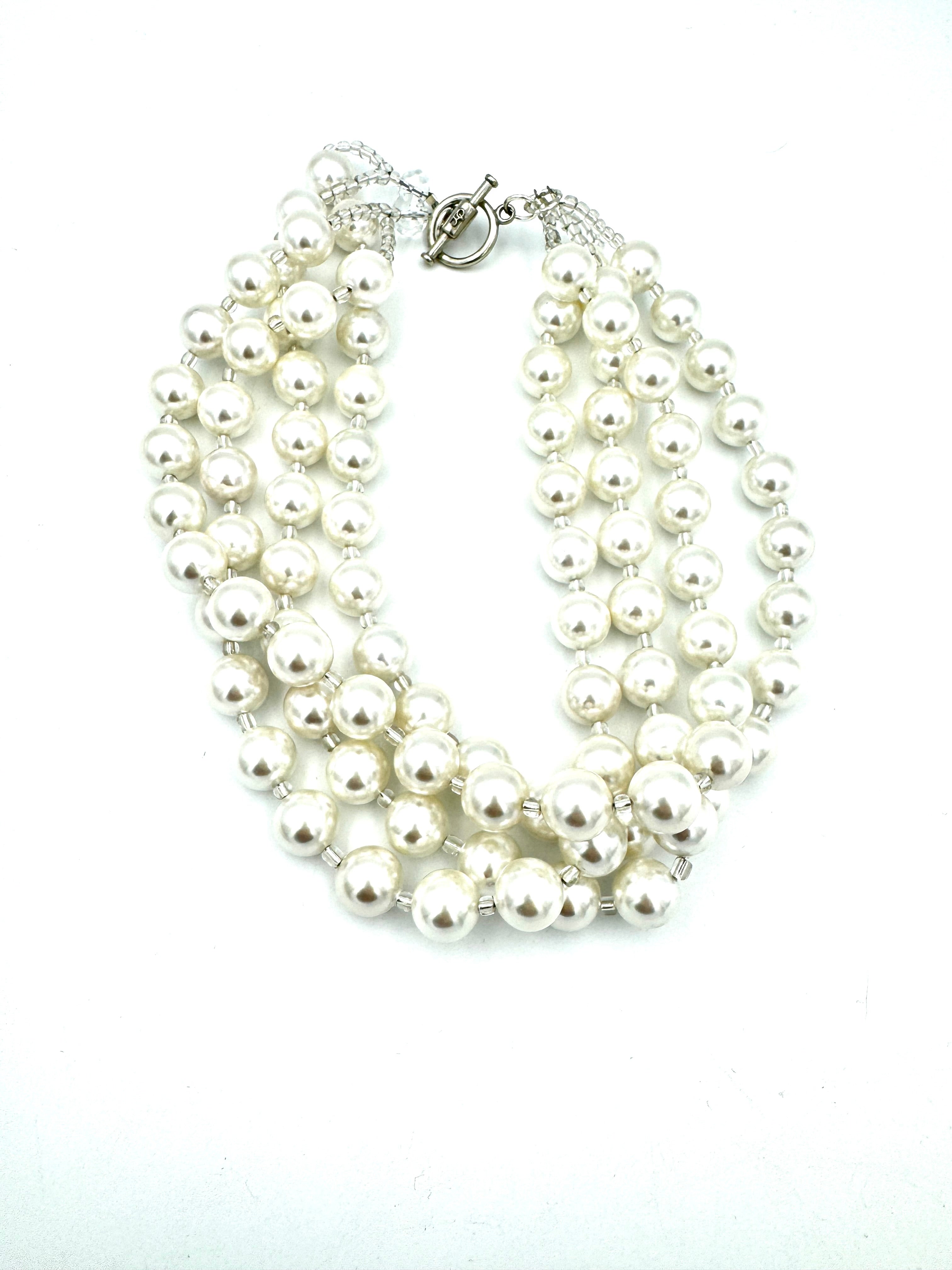 Mother of Pearl Stack Necklace