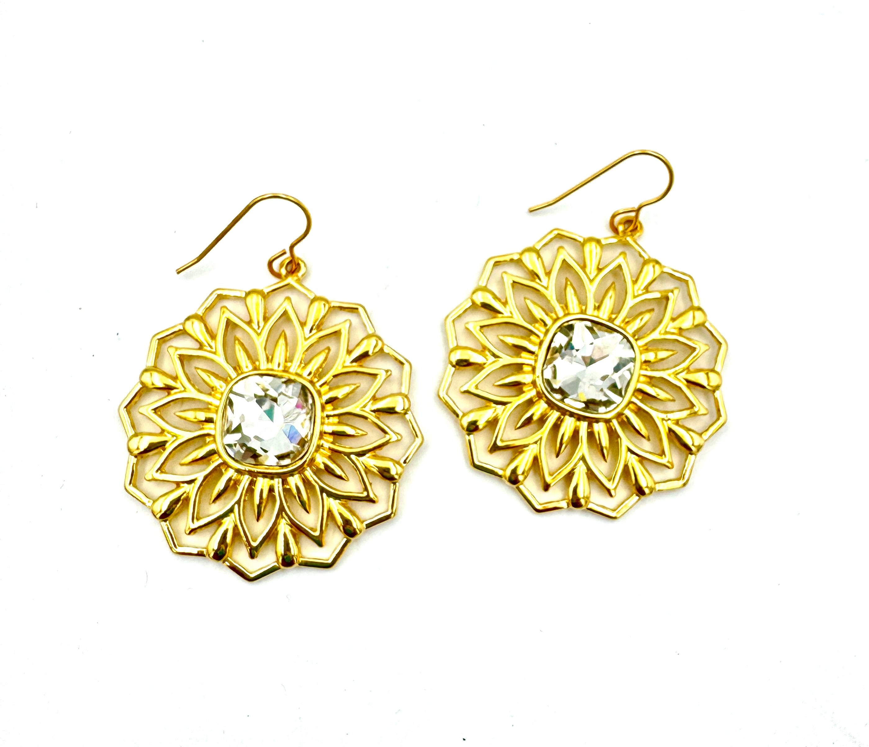 Argentina Bloom Crystal Earrings