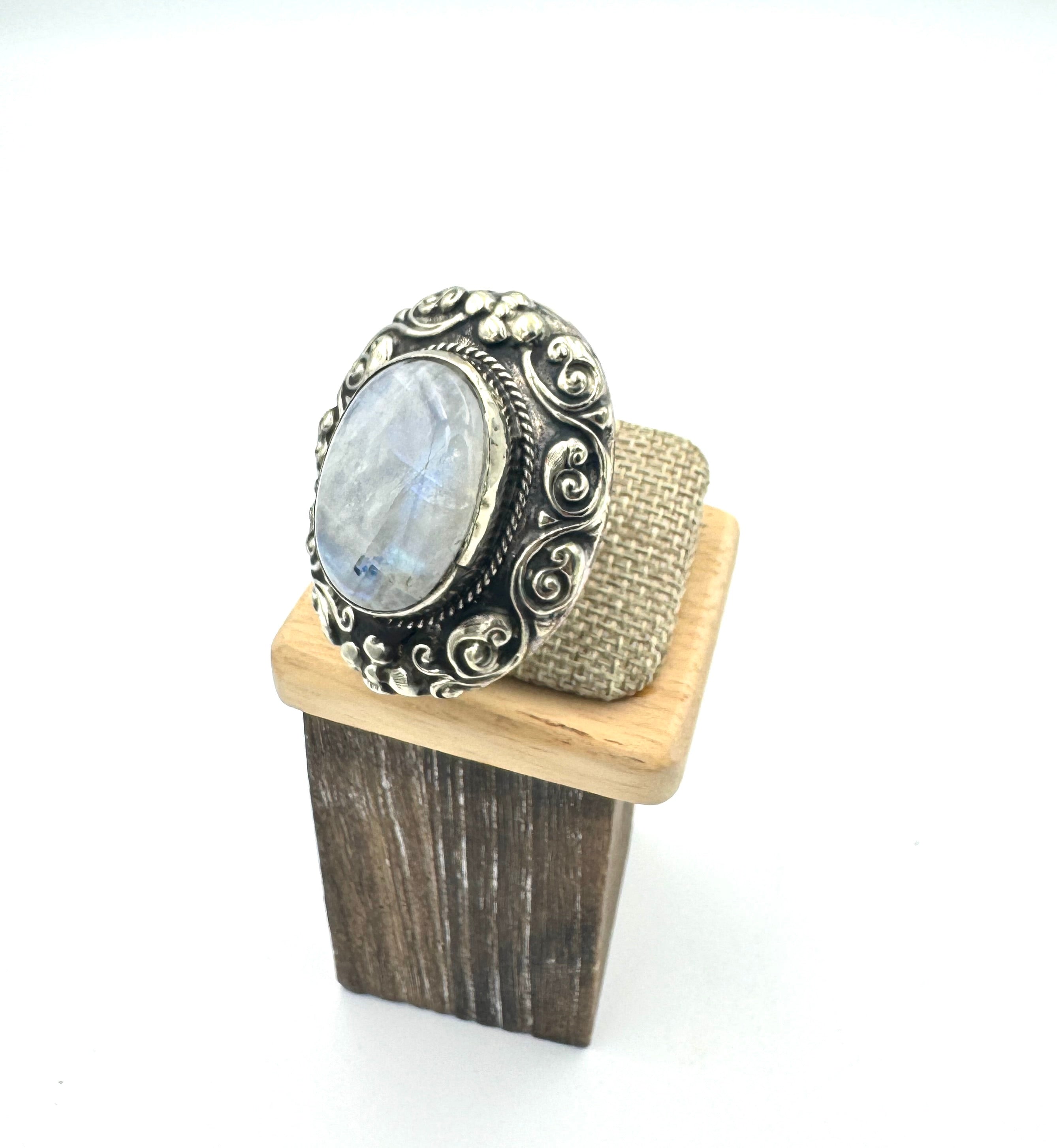 Moonstone Oval Ring