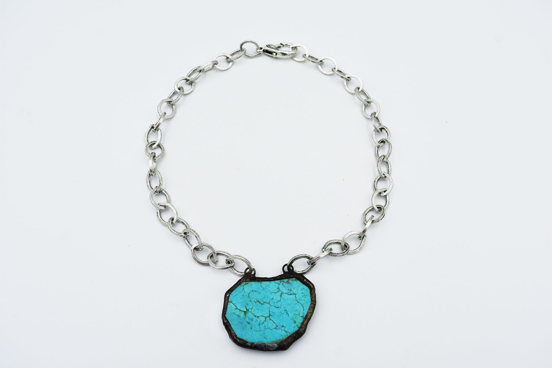 Turquoise Center Focal Necklace